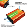 thumbnail image 4 of 600W Pure Sine Wave Power Inverter, 12V DC to 110V AC with 5V USB Port, Intelligent SPWM Control, Multiple Protection Functions (Overload/Overcurrent/High Temp), High-Hardness Aluminum Alloy Shell,, 4 of 6