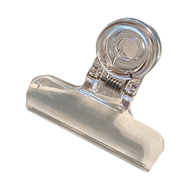 Bag Food Clear Plastic Bulldog Clips Small Cute Sturdy Durable Portable Light Weight Wide Application Bulldog Clips For Note Photo Book38mm/1.50in