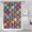 Multicolor Ethnic Mandala-1, variant on Red and Blue Floral Pattern Shower Curtain 36"x72" ,Bathroom Decorative Shower Curtains Set with 12 Hooks,Modern Waterproof Washable Shower Curtain