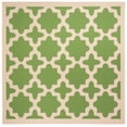 thumbnail image 2 of SAFAVIEH Courtyard Amanda Geometric Indoor/Outdoor Area Rug, Green/Beige, 4' x 4' Square, 2 of 9