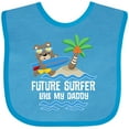 thumbnail image 3 of Inktastic Surfing Future Surfer Like Daddy Boys or Girls Baby Bib, 3 of 4