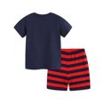 thumbnail image 2 of ATAIKU 2-7T Boys Summer Pajamas Sets T-shirt + Shorts 100% Cotton Pjs for Toddler - Shark, 2 of 10