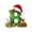 B, variant on Acrylic Alphabet Christmas Ornament, Individual Letter Hanging Decoration for Holiday Tree, Personalized Initial Pendant for Indoor Home Decor