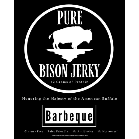 BARBEQUE BISON JERKY, BARBEQUE