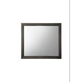 thumbnail image 2 of Benzara BM205576 Miroir en Bois de Style Transition avec Forme Rectangulaire&44; Gris & Argent, 2 of 5