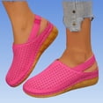 thumbnail image 4 of Qingpeng Womens Hollow Perforated Slingback Wedge Closed Toe Back Strap Clog Sandals Soft Insole Casual Summer Outdoor Footwear, 4 of 7