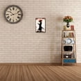thumbnail image 5 of 1pc Rectangle with Word Vintage Metal Iron Sign Poster for Home Wall Decoration Human Pattern 200x300x2.2mm, 5 of 6