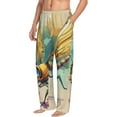 thumbnail image 6 of Logiee Cartoon Dragonfly Art Print Pajama Pants for Men,Men’s Pajama Bottoms,Mens PJ Pants with Pockets & Button Fly-X-Large, 6 of 6