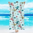 thumbnail image 4 of Djunllk Beach Towel Sets of 2Pcs - Microfiber Sandproof Beach Blanket Water Absorbing Dry Fast Towel Shawl, Lightweight Portable Beach Vacation Essentials, 59.1" x 29.5", 4 of 6