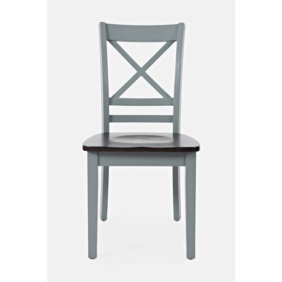 Jofran Asbury Park Solid Acacia Farmhouse X-Back Chair (Set of 2)