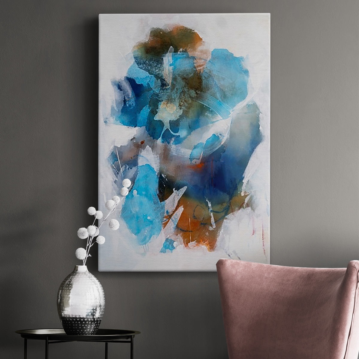 Misty Blue II Premium Gallery Wrapped Canvas - Ready to Hang