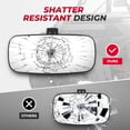 thumbnail image 4 of UTV Rear View Mirror Compatible with Polaris Ranger XP XP/Crew Factory Mounting Tab Requi Replace OEM#, 4 of 5