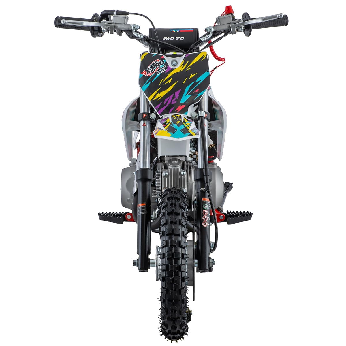 X-Pro Brand New X11 110cc Dirt Bike Gas Dirt Bike Pit Bikes Youth Dirt Pitbike with Automatic Transmission, Electric Start, 10"/10" Tires!