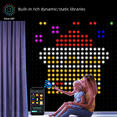 APP Smart curtain light RGB magic color point control leather line
