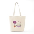 thumbnail image 6 of CafePress - Social Worker Butterfly Tree Tote Bag - Unisex Canvas Tote Bag, Beige, 1-Piece, 6 of 7
