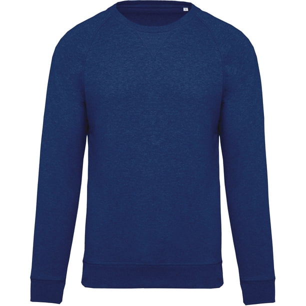 Kariban - Sudadera orgánica para hombre (Azul Océano Moteado)