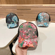 thumbnail image 3 of Gorra de béisbol de verano para mujer, gorra de red con bordado de flores y letras G, gorra para hombre, gorra con protección solar, 3 of 3