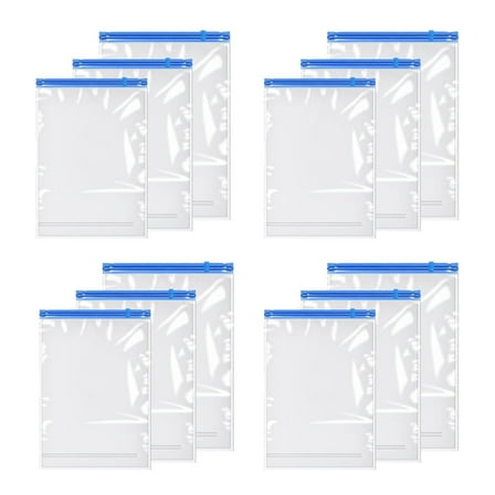 12Pcs Vacuum Storage Bags,Space Saver 80% Sealer Bags,Compression Bags