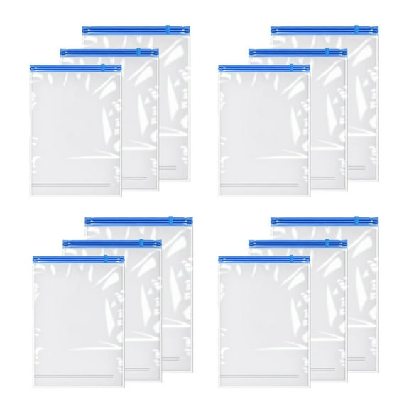 12Pcs Vacuum Storage Bags,Space Saver 80% Sealer Bags,Compression Bags