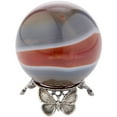 thumbnail image 4 of Bard's Pewter Egg Stand/Holder, Butterflies, 0.875" Diameter (Fits Hen Sized Eggs), Pack of 2, 4 of 4