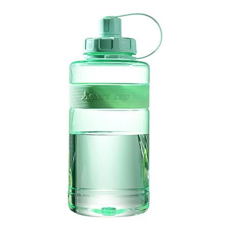 

UDIYO 2000ml Fitness Water Cup Integral Cover Sealed High Capacity Food Grade Refill Water 2 Liter Fitness Water Bottle for Sports