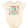 thumbnail image 3 of Inktastic My Tia Loves Me Niece Girls Baby Bodysuit, 3 of 5