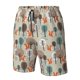 thumbnail image 4 of Fotbe Squirrels and Trees Trajes de Baño Estampados para Hombre, Shorts de Verano de Secado Rápido, Ropa de Playa, Bañadores-X-Large, 4 of 6