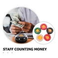thumbnail image 3 of FRCOLOR 5pcs Fingertip Moistener Pads for Non Slip Counting Cash Bills Separating Documents Ideal for Office Home Desktop Use, 3 of 7