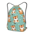 thumbnail image 3 of XMXT Unisex Drawstring Backpack for Women Men, Cute Cartoon Tiger Waterproof Gym Bag String Bags for Shopping Sport Travel, s, 3 of 8