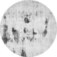 thumbnail image 1 of Ahgly Company Indoor Round Solid Gray Modern Area Rugs, 8' Round, 1 of 4