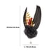 thumbnail image 3 of Fiudx Artículos en oferta con ofertas flash Broche de fantasma oscuro con personalidad para fiesta, divertido broche de flores de simulación, decoración de plumas para vestido, 3 of 6