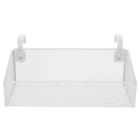 Hanging Storage Basket Bedside Storage Basket Dorm Bedside Storage Holder with Hooks