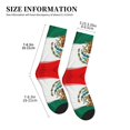 thumbnail image 3 of Unisex Mexican Flag Novelty Ankle Socks Colorful ComfortSoft Lightweight Sports Athletic Socks, 3 of 7