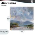 thumbnail image 4 of Stupell Industries Contemporary Expressive Mountain Mists Canvas Art, 30 x 30, by Leslie Birch, 4 of 8
