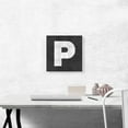 thumbnail image 2 of ARTCANVAS Chalkboard Alphabet Letter P Canvas Art Print - Size: 12" x 12" (1.50" Deep), 2 of 9