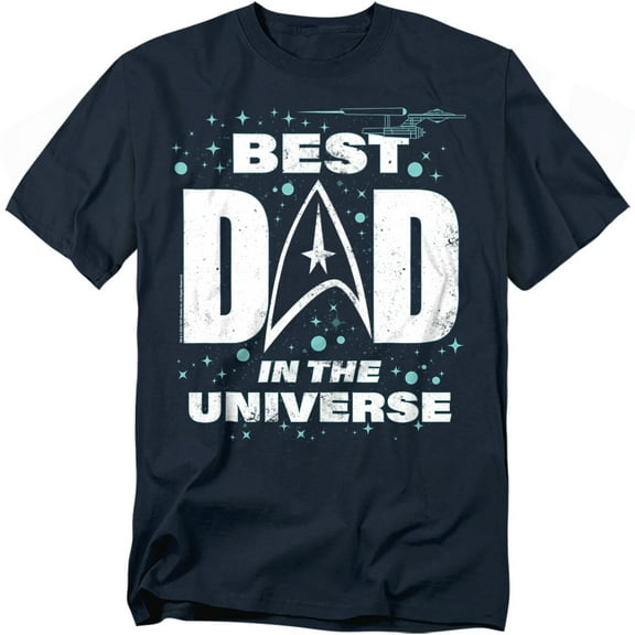 Star Trek T-Shirt Father'S Day Best Dad In The Universe Unisex Graphic Tee for Men & Women