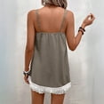 thumbnail image 6 of Pounoo Women's Two Piece Sets Spaghetti Strap Fringe Trim Cami Top and Shorts Bohemian Resort Lightweight Airy Relaxed Fit Vacation Outfits Gift, 6 of 9