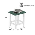thumbnail image 2 of Aoodor Outdoor Adirondack Side HDPE Square End Table, Green, 2 of 7