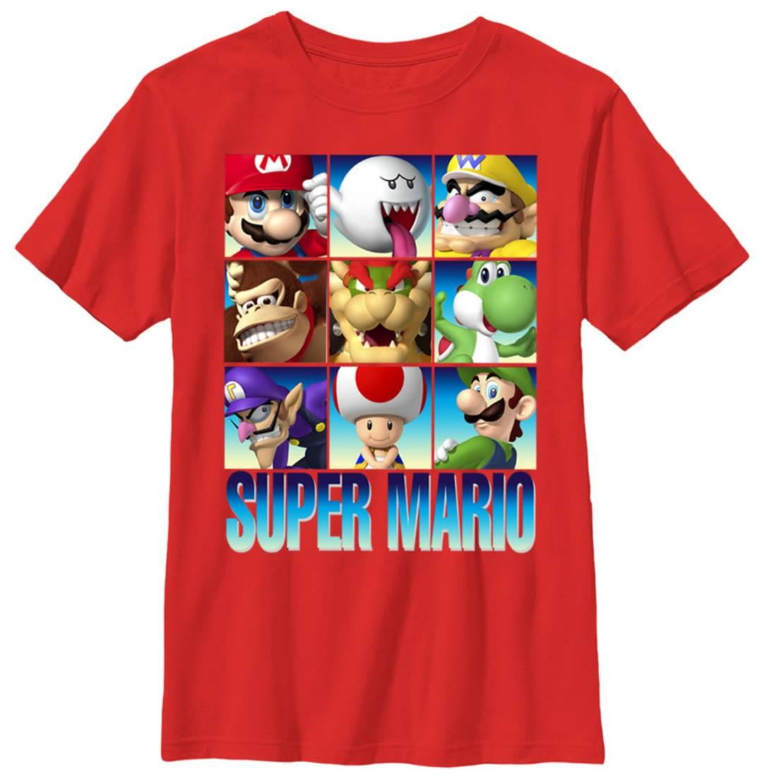 super mario t shirt kids