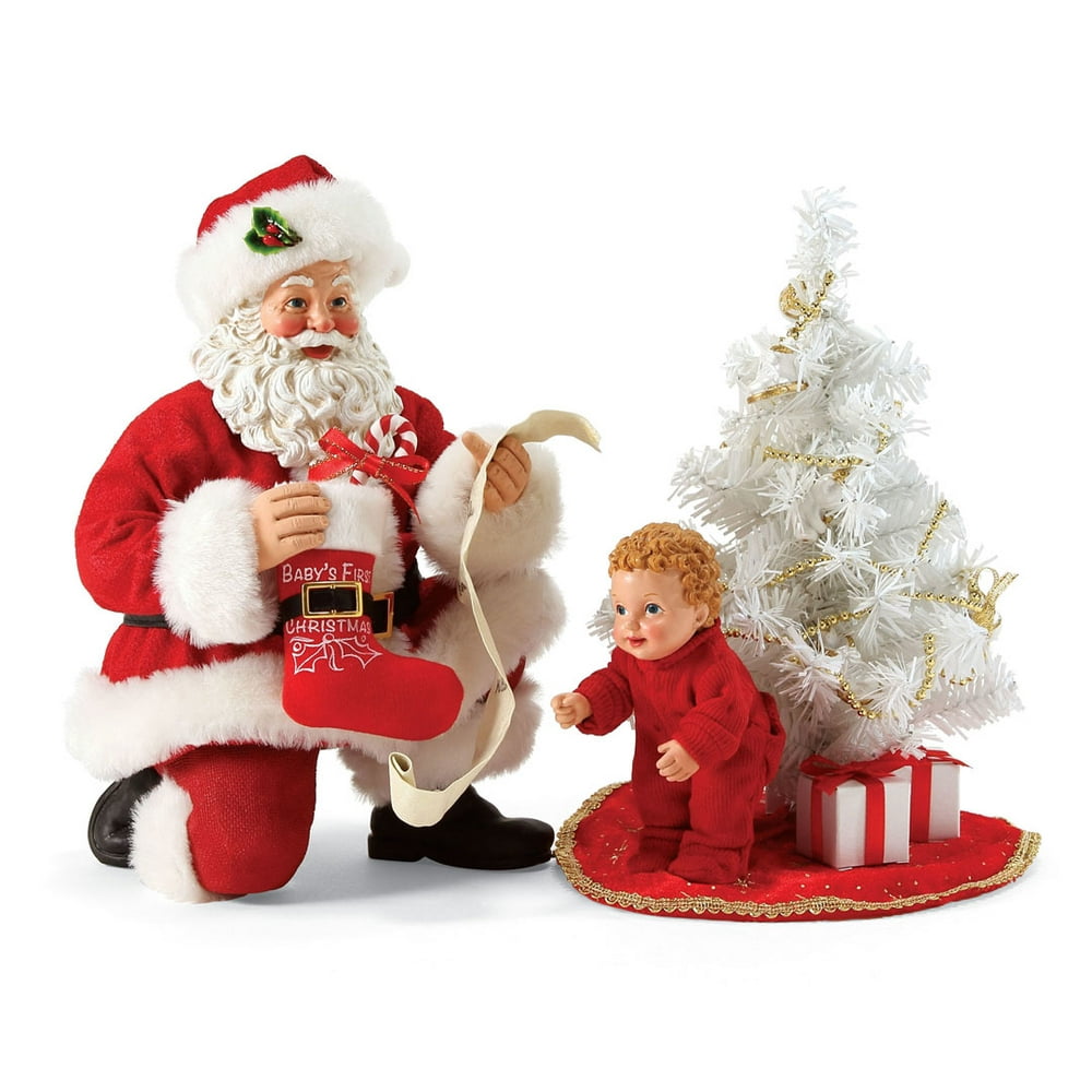 Dept 56 Possible Dreams Santa 4057130 Baby's First Tree Retired