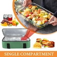 thumbnail image 5 of Insulated Casserole Carrier - Insulated Thermal Carry Bag for Hot or Cold Food, 9"X13" Casserole/Baking Dish Carrier for Travel/Party, Durable Nylon, Green, Single Layer with Zip Pockets, 5 of 12