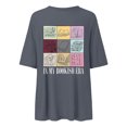 thumbnail image 3 of HUITKMM T-Shirt pour Femmes Chemises de Livre pour Femmes Surdimensionné dans Mon T-Shirt Bookish Décontracté à Manches Courtes T-Shirt de Lecture Hauts, 3 of 4