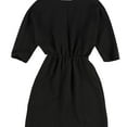 thumbnail image 2 of bar III Womens Faux Wrap Surplice Dress, Black, Small, 2 of 2