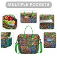 thumbnail image 2 of Pioneer Flower Floral Print Pattern Womens Lunch Box for Work,Insulated Large Lunch Bag for Tween and Teen,Loncheras Para Mujer,Leakproof Adult Lunch Bag for Work,Beach,Travel,Picnic,Camping, 2 of 7