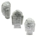 thumbnail image 2 of Howlite Crystal Buddha Head Statue for Zen, 2 of 5