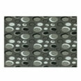 thumbnail image 1 of Taupe Cutting Board, Grunge Circles Dots Brushstrokes Hand Painted Modern Design Messy Artistical, Decorative Tempered Glass Cutting and Serving Board, Small Size, Black White Taupe, by Ambesonne, 1 of 1