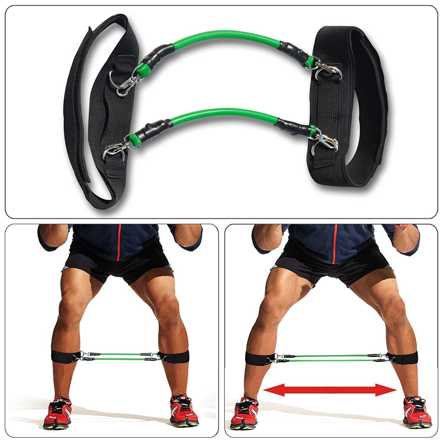 Strong Camel Kinetic Bands Cheerleading Resistance Bands Cheer Fitness Jump Higher Toe Touch Stunt Strap