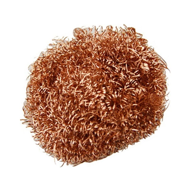 Eigraketly Punta de boquilla de hierro para soldar, bola de limpieza, alambre de acero, herramienta de filtro de malla de soldadura, accesorio de Herramientas y ferretería