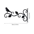 thumbnail image 6 of ddioayh Wall Hooks Rust-Proof Wrought Iron Vintage Style Hanging Bracket for Outdoor Indoor Use with Multi Functional Design for Plants Birds Feeders, 6 of 6