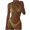 Yellow, variant on Staron Women's Bikini Sets Casual Printed Tie Waist Hollow Out Two Piece Swimsuit with Ruffles for Beach Vacation Pool Party, Yellow L